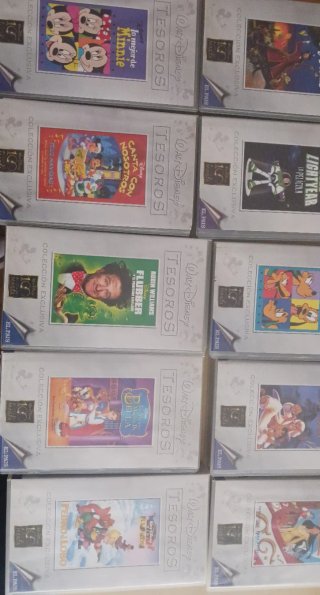 Lote Cintas VHS Disney Tesoros.