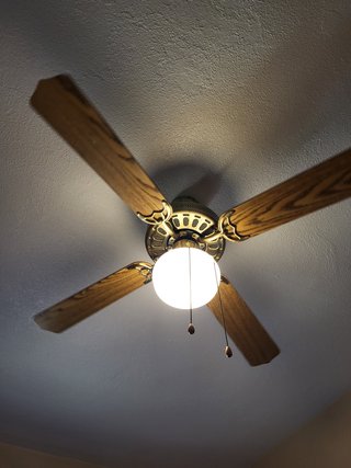 Ventilador de techo con luz