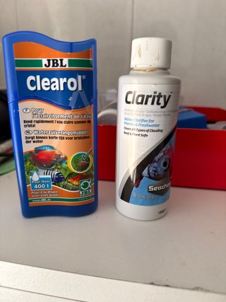 Tratamiento agua acuario JBL Clearol y Clarity