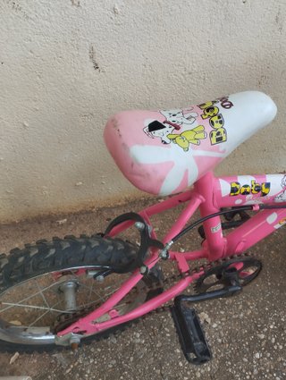 Bicicleta infantil rosa Baby Doggie