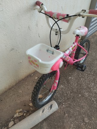 Bicicleta infantil rosa Baby Doggie