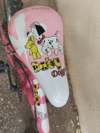 Bicicleta infantil rosa Baby Doggie