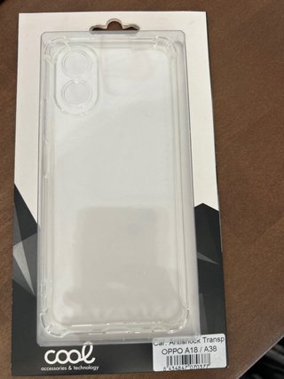 Funda Antishock Transparente Oppo A18/A38
