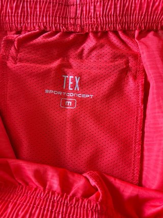 Pantalón corto deportivo Tex rojo