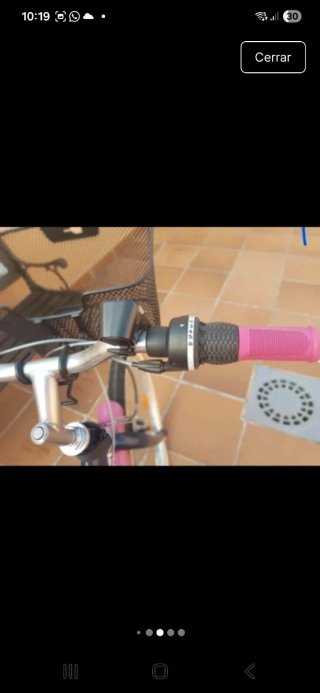 Bicicleta 24" 6 velocidades niña Btwin