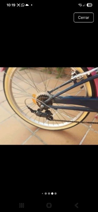 Bicicleta 24" 6 velocidades niña Btwin
