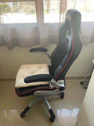 Silla de ordenador GAME negra y roja