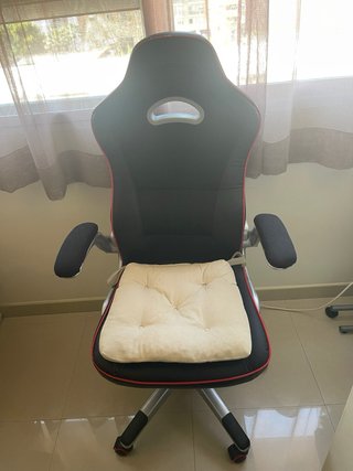 Silla de ordenador GAME negra y roja