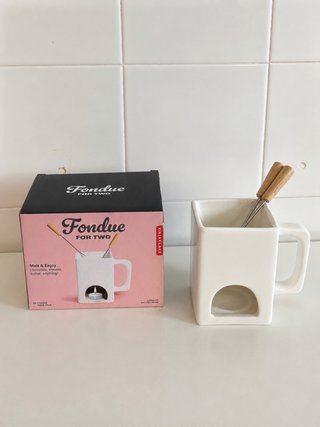 Fondue para dos Kikkerland nueva