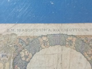 Biglietto Lire Cinquanta Banca del Regno d'Italia
