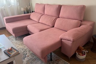 Sofá Cama Chaise Longue con Arcones