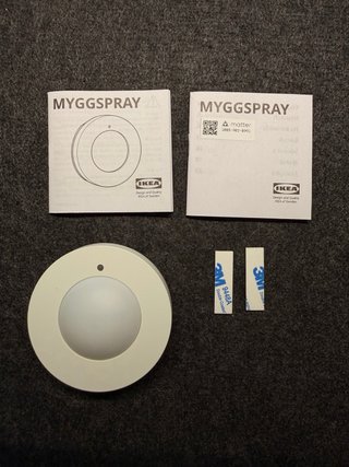 Sensor Movimiento IKEA MYGGSPRAY Matter Blanco