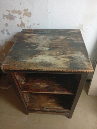 Mueble persiana madera para restaurar