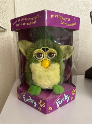Furby Frog 1998 con caja y diccionario