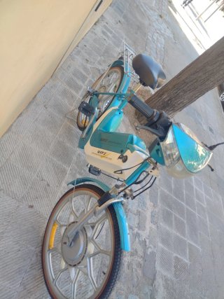 Bici moto eléctrica vintage con batería nueva 17AH