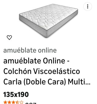 Colchón Amazon Nuevo.. de viscoelastic