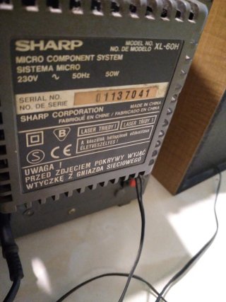 Mini cadena Sharp XL-60
