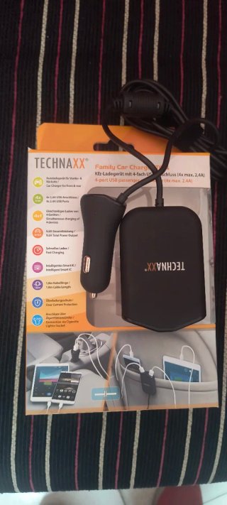 Cargador Coche Technaxx Puertos USB
