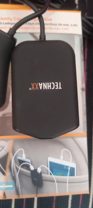Cargador Coche Technaxx Puertos USB