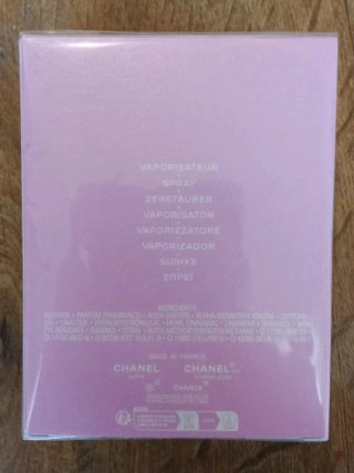 Perfume Chance de Chanel Eau Tendre
