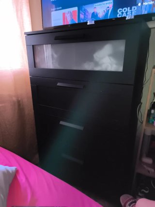 Comoda Ikea Nera 4 Cassetti prezzo originale 120