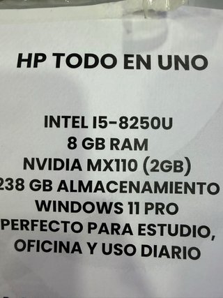 HP All-in-One Beige/Blanco