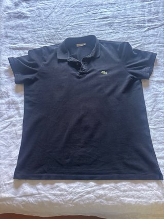 Polo Lacoste Negro Talla L
