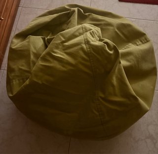 Pouf tipo Bean Bag verde