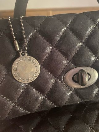 Borsetta vintage pelle trapuntata