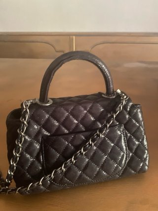 Borsetta vintage pelle trapuntata