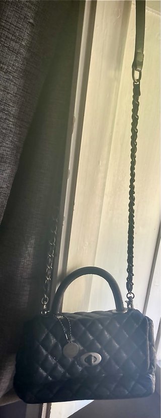 Borsetta vintage pelle trapuntata