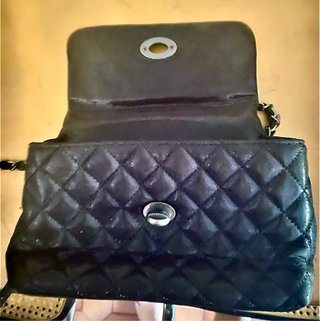 Borsetta vintage pelle trapuntata