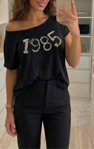 Camiseta negra 1985