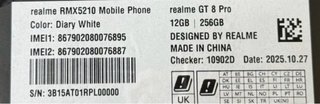 Realme GT 8 Pro ¡NUEVO A ESTRENAR!