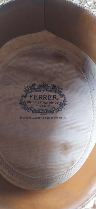 Sombrero Canotier Antiguo