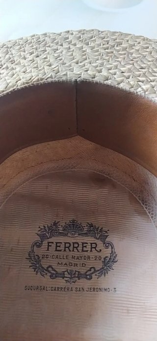 Sombrero Canotier Antiguo