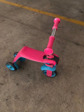 Patinete Correpasillos Reversible Rosa y Azul