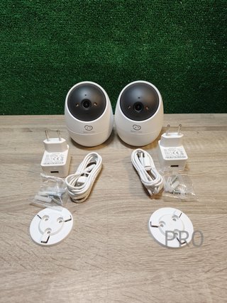 X2 Cámaras de Interior para Seguridad Beans View 2K