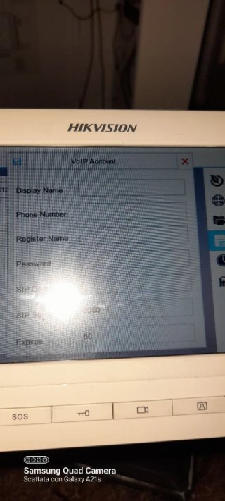 Monitor Videocitofono HikVision DS-KH6310-WL