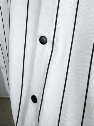 Camisa Baseball Rayas FB Sister Retro Oversize Y2K