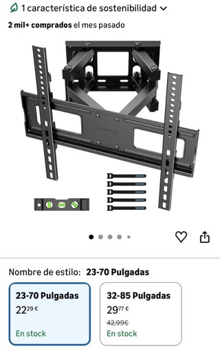 Soporte TV Inclinable y Giratorio