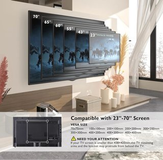Soporte TV Inclinable y Giratorio