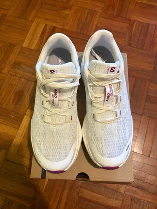 Zapatillas Salomon Aero Glide Hombre Blancas