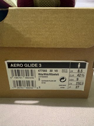 Zapatillas Salomon Aero Glide Hombre Blancas