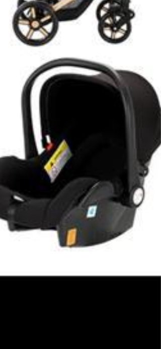 Silla de coche para bebé negra