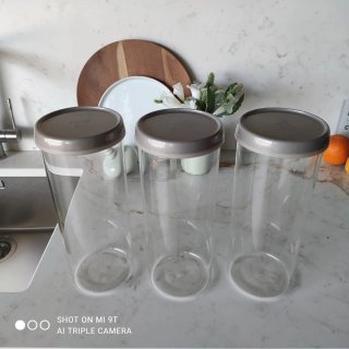 Set 3 Contenitori Trasparenti PVC.