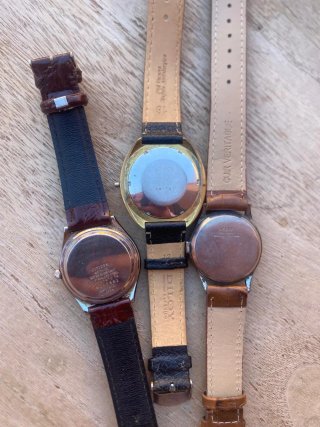 Lote 3 relojes antiguos de marca