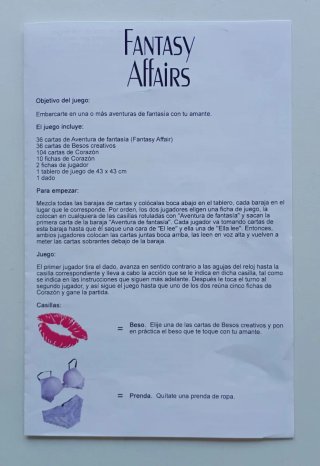 Juego erótico Fantasy Affairs