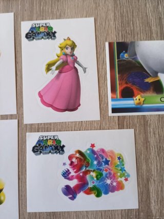 Super Mario Galaxy Cromos Adhesivos