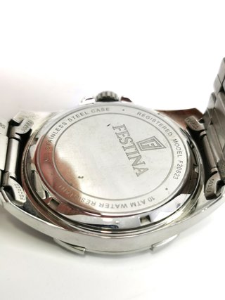 Reloj Festina Date 24h Acero Azul 41mm